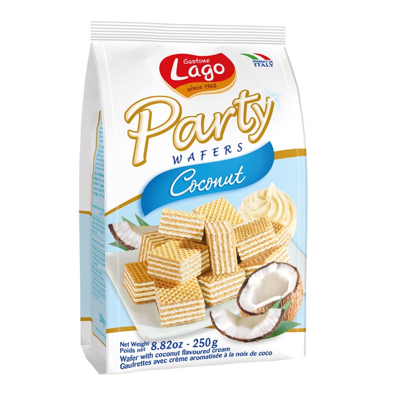 Gastone Lago Party Wafers Coconut 250g