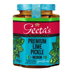 Geeta's Premium Lime Pickle Medium 190g