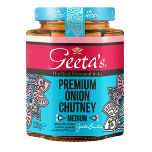 Geeta's Premium Onion Chutney Medium 230g
