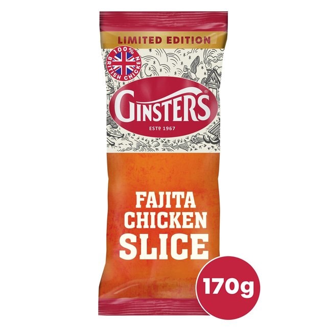 Ginsters Fajita Chicken Slice 170g
