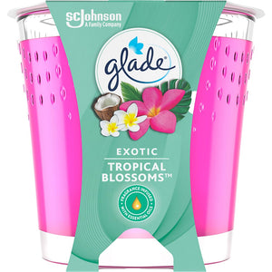 Glade · Scented Candle · Exotic Tropical Blossoms 129g