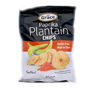 Grace Paprika Plantain Chips Salted 85g