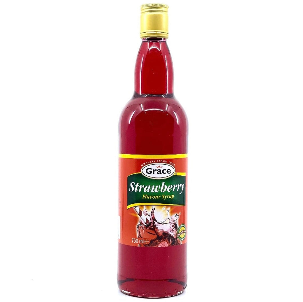 Grace Strawberry Flavour Syrup 750ml