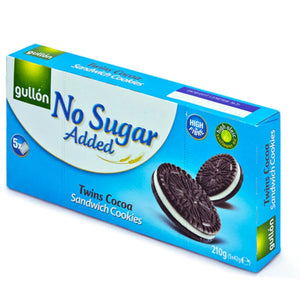 Gullon No Sugar Added Twins Cocoa Sandwich Cookies 210g