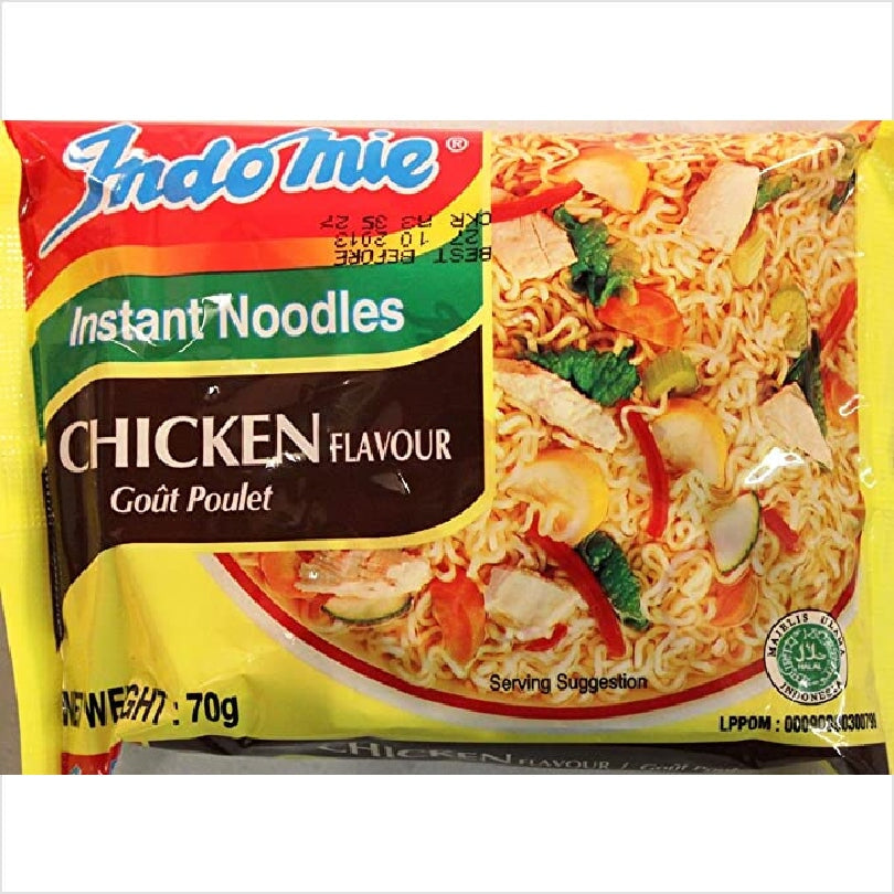 Indomie Chicken Flavour Gout Poulet Instant Noodles 70g (3 pack)