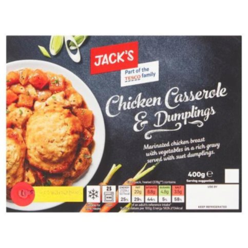 Jack's Chicken Casserole & Dumplings 400g x 2
