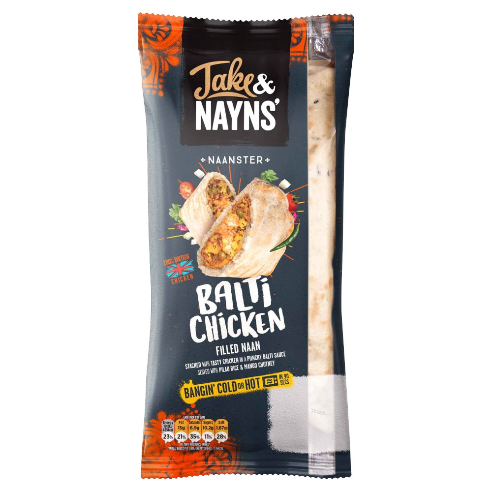 Jake & Nayns' Naanster Balti Chicken Filled Naan 185g