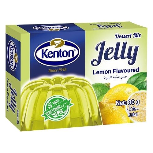 Kenton Jelly Lemon Flavoured 80g