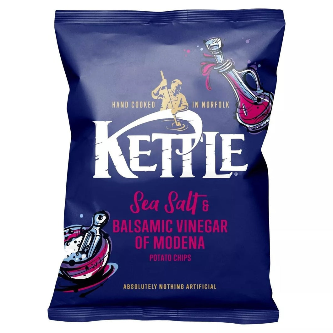 Kettle Sea Salt & Balsamic Vinegar Of Modena Potato Chips 150g