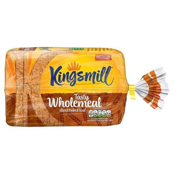 Kingsmill Tasty Wholemeal Medium Bread 800g