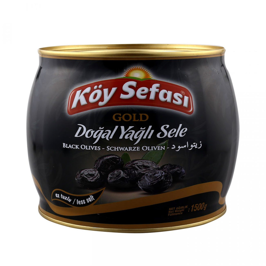 Koy Sefasi Gold Black Olives 1500g
