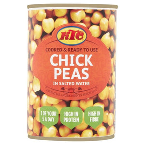 KTC Chick Peas In Salted Water 400g