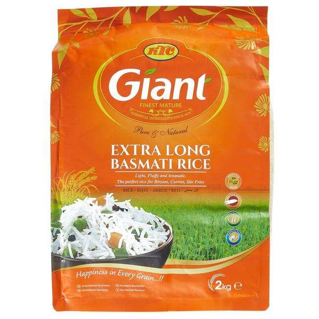 KTC Giant Extra Long Basmati Rice 2kg
