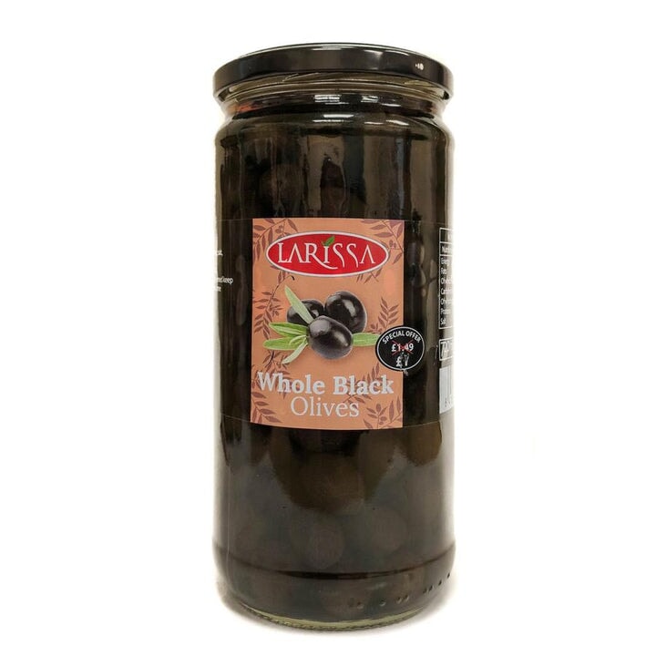 Larissa Whole Black Olives 935g