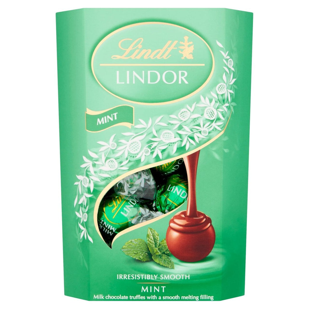 Lindt Lindor Mint Cornet 200g