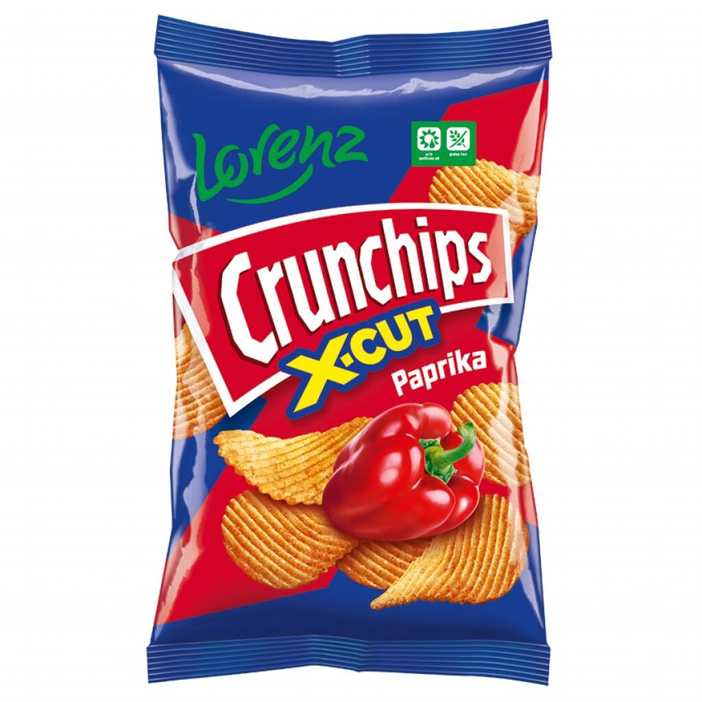 Lorenz Crunchips X-Cut Paprika 140g