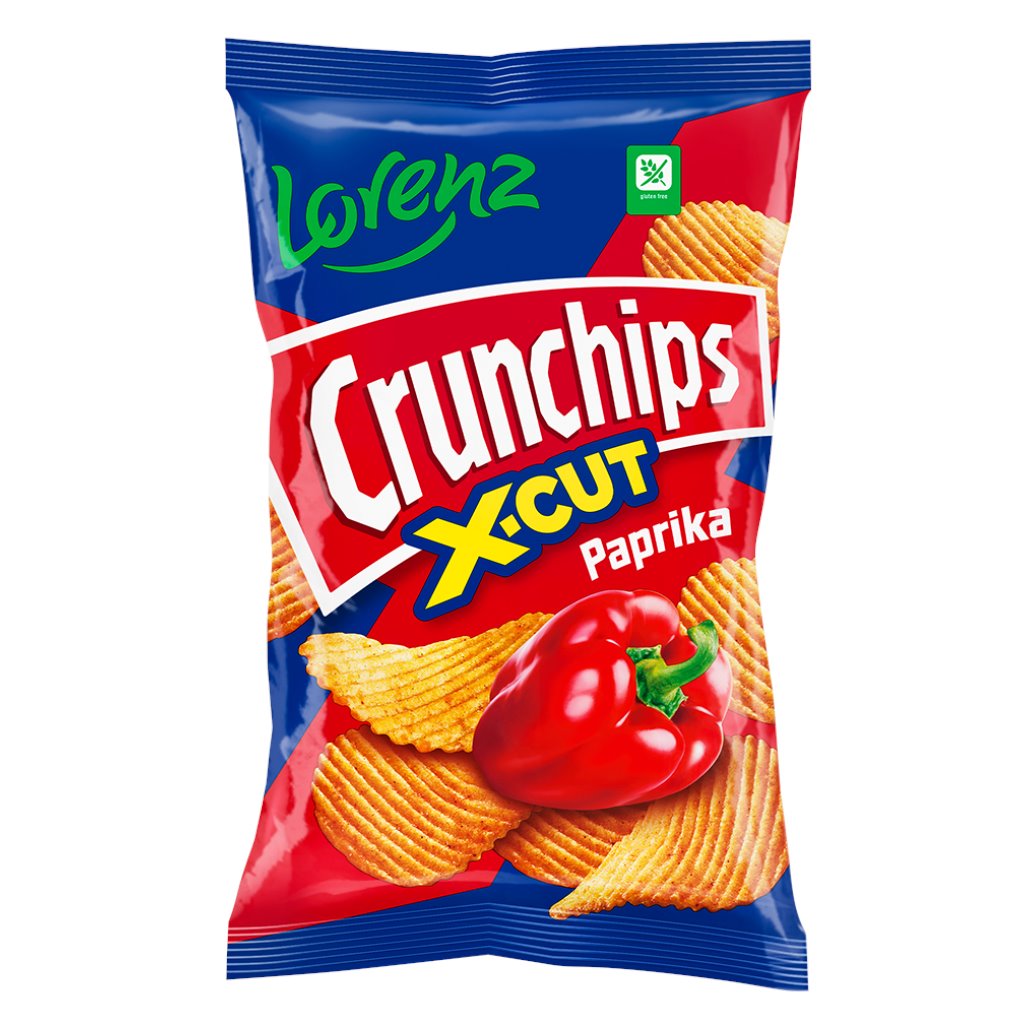 Lorenz Paprika Crunchips X-Cut 130g