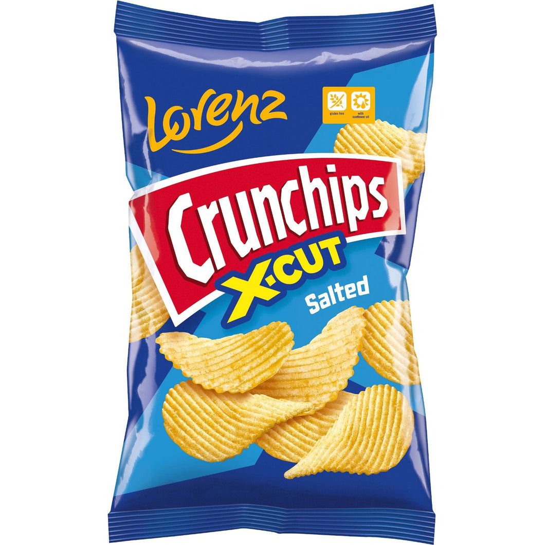 Lorenz Salted Crunchips X-Cut 130g