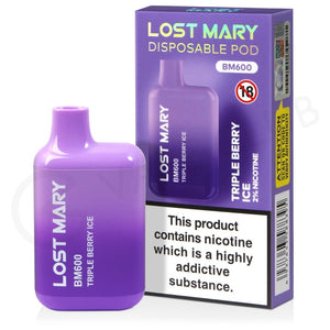 Lost Mary Triple Berry Ice BM600 disposable vape
