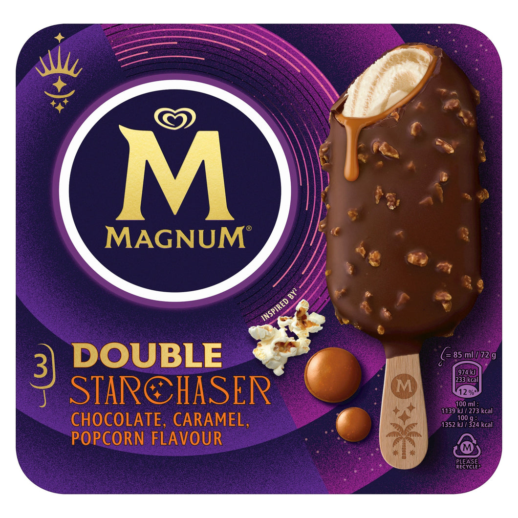 Magnum Double Starchaser Ice Cream 3 x 85ml