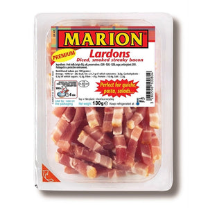 Marion Lardons Diced, Smoked Streaky Bacon 130g