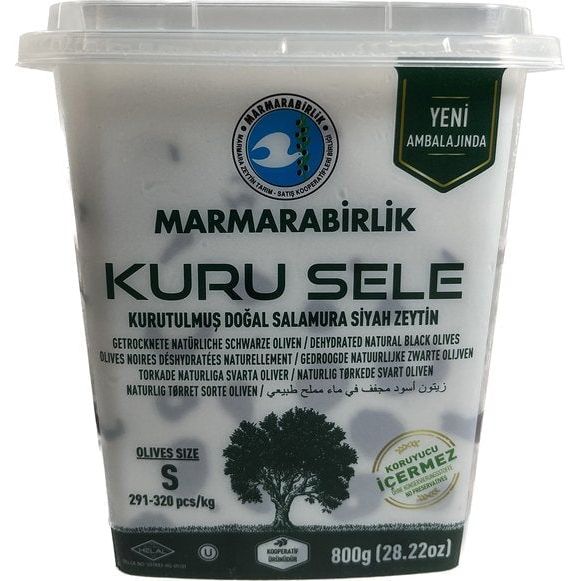 Marmarabirlik Kuru Sele Olives Size S 800g