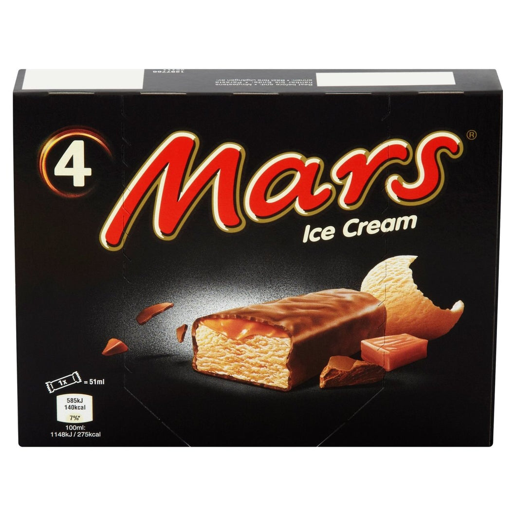 Mars Ice Cream Bars 4 x 51ml