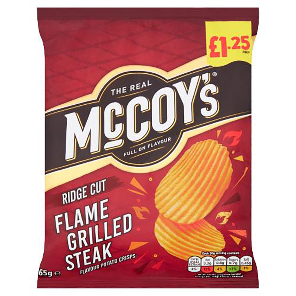 McCoy's Ridge Cut Flame Grilled Steak 65g