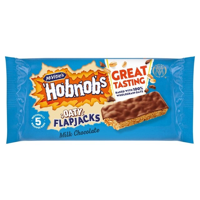 McVitie's Hobnob's Oaty Flapjacks Milk Chocolate 131.8g