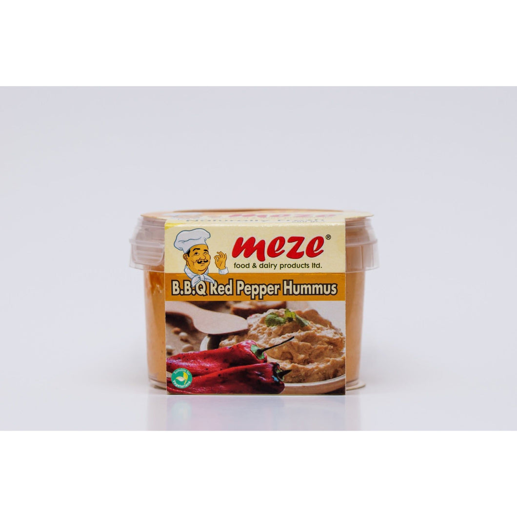 Meze Hummus Bbq And Red Pepper 250ml