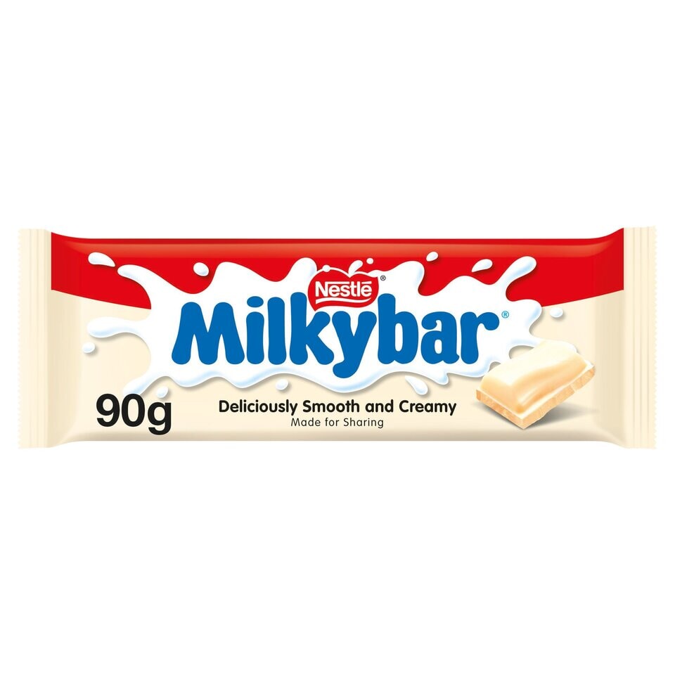 Milkybar White Chocolate Bar 90g x 2