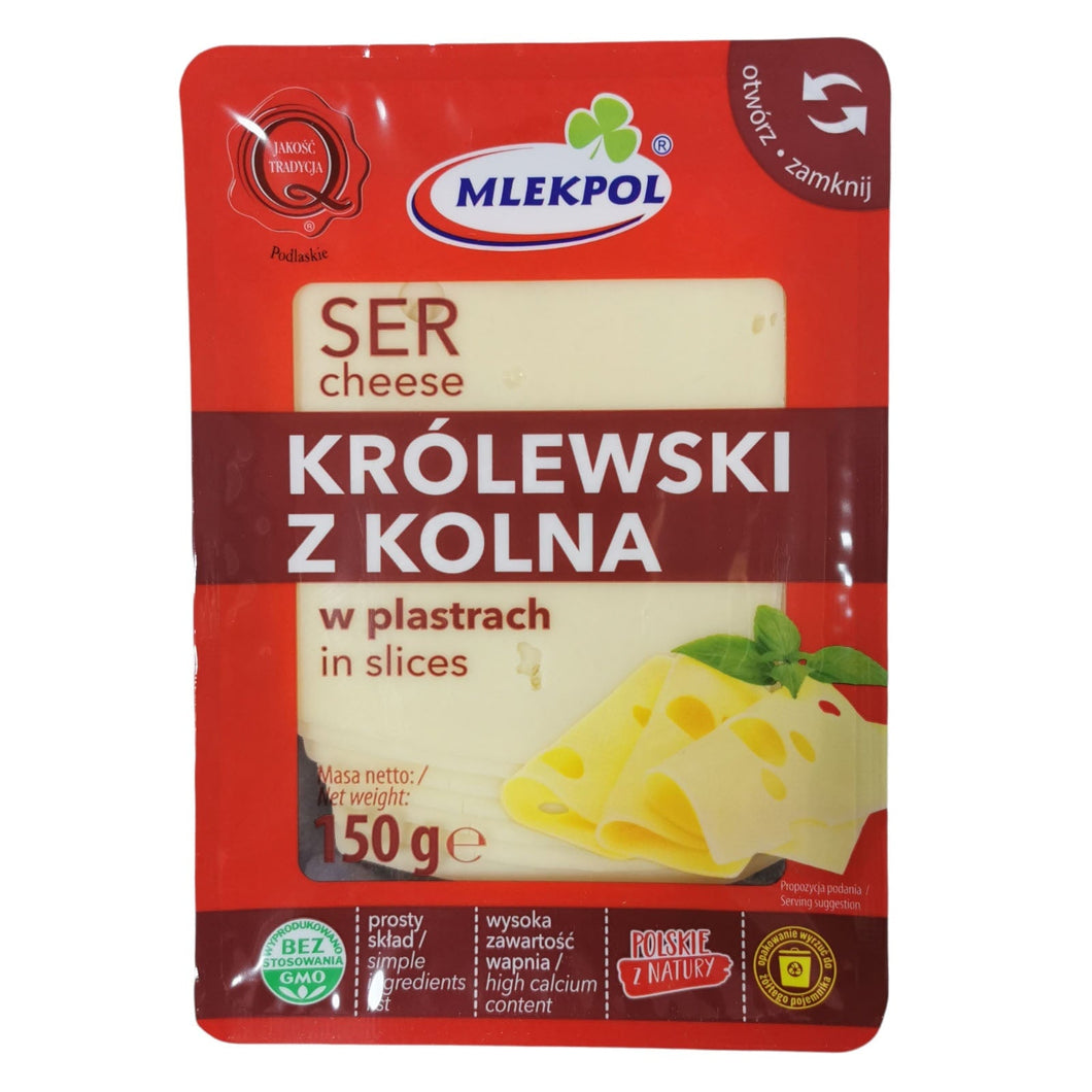 Mlekpol Krolewski z Kolna Sliced Cheese 150g