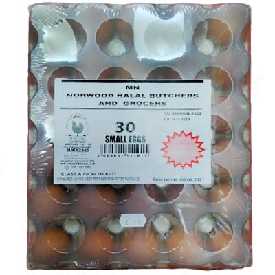 MN Norwood Halal 30 Small Eggs