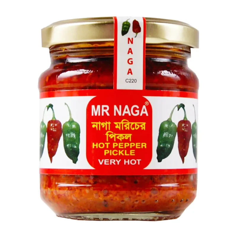 Mr Naga Hot Pepper Pickle - 190g