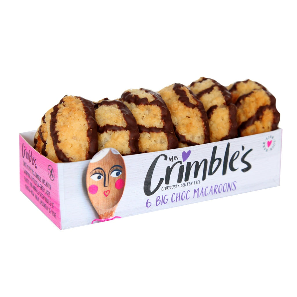 Mrs Crimbles 6 Big Choc Macaroons 195g