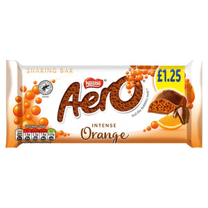 Nestle Aero Intense Orange Chocolate Sharing Bar 90g