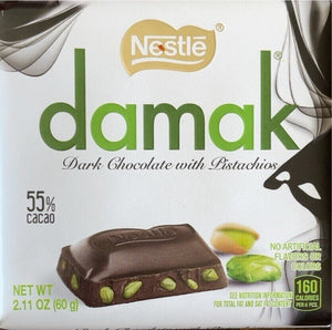 Nestle Damak Dark Chocolate with Pistachios 60g