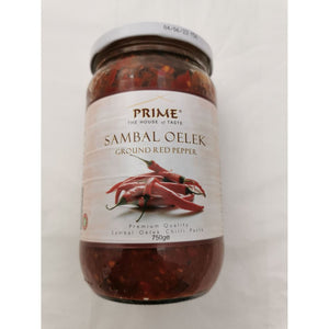 Prime Sambal Oelek Ground Red Pepper Chilli Paste 750g