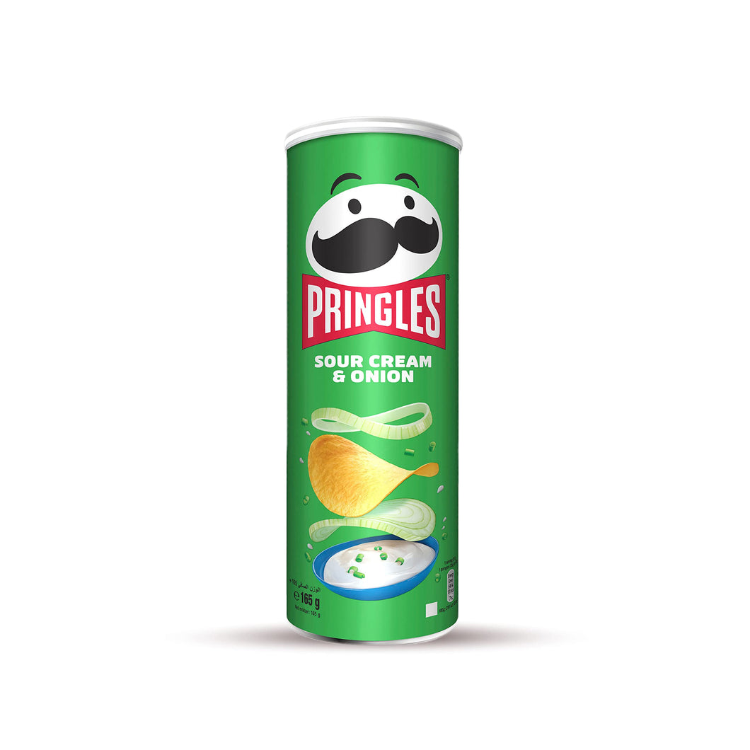 Pringles Sour Cream And Onion 165g