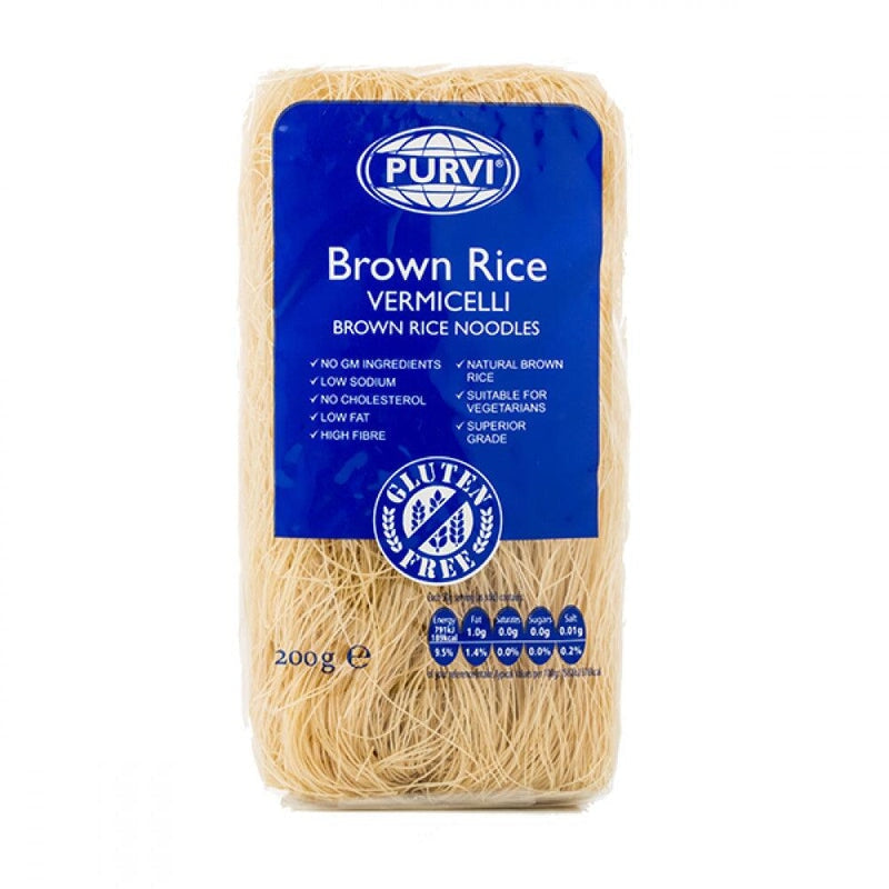 Purvi Brown Rice Vermicelli White 200g