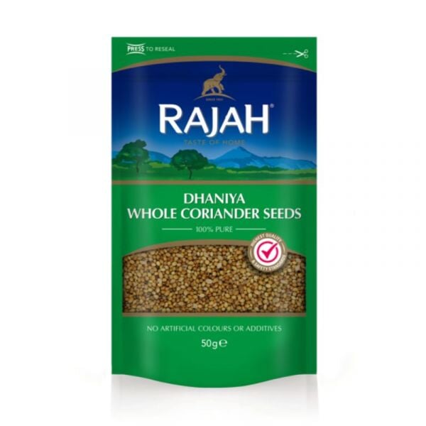 Rajah Dhaniya Whole Coriander Seeds 50g