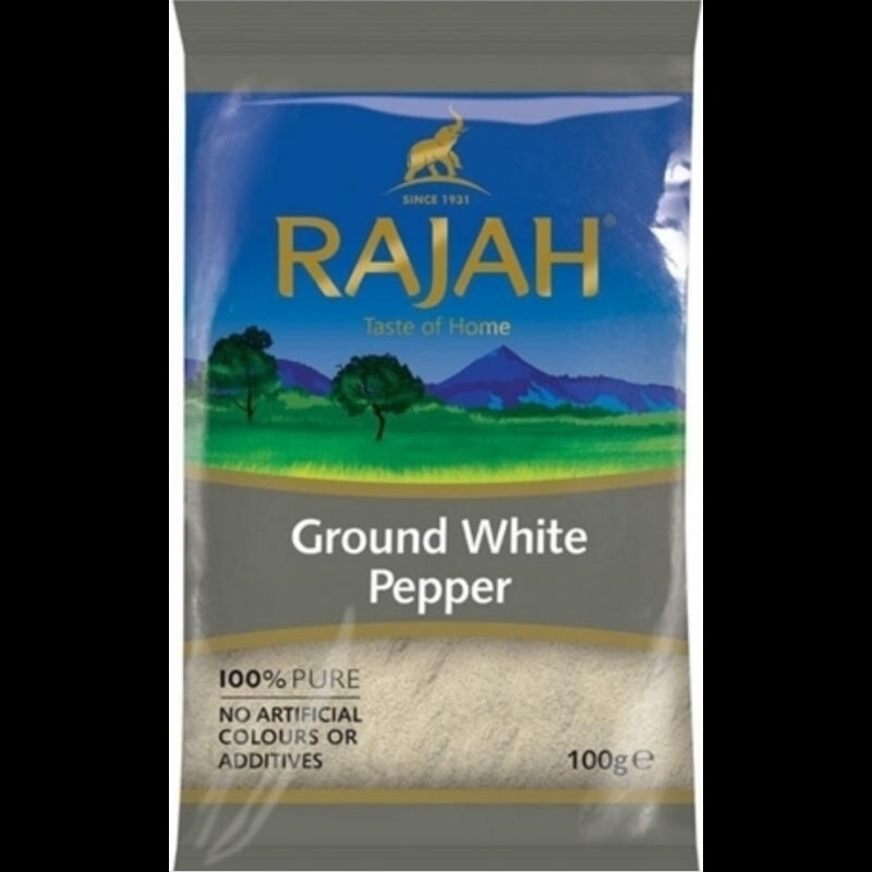 Rajah Ground White Pepper 100g