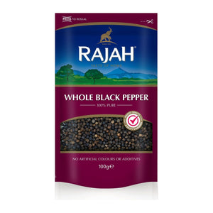 Rajah Whole Black Pepper 100g
