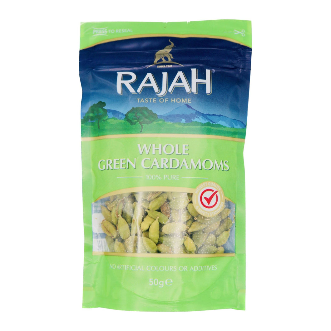 Rajah Whole Green Cardamoms 50g