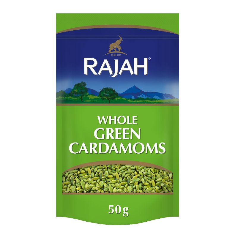 Rajah Whole Green Cardamoms 50g