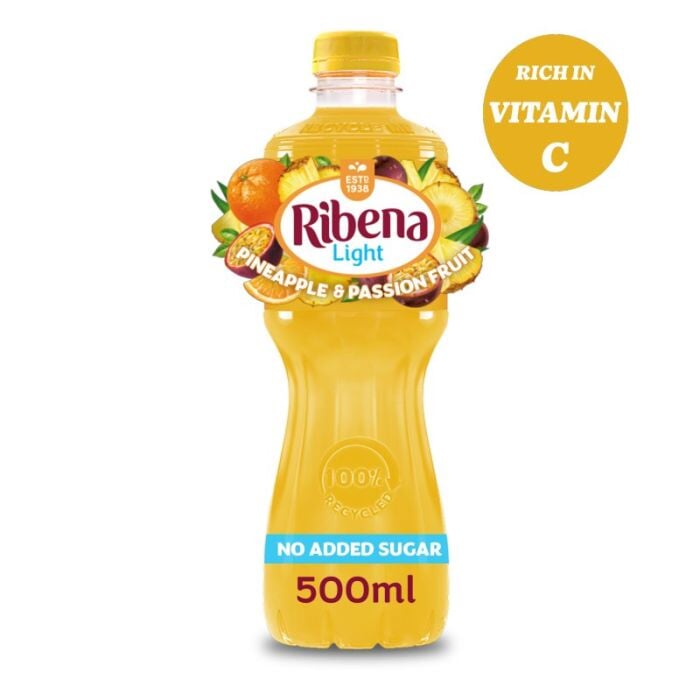 Ribena Light Pineapple & Passion Fruit 500ml
