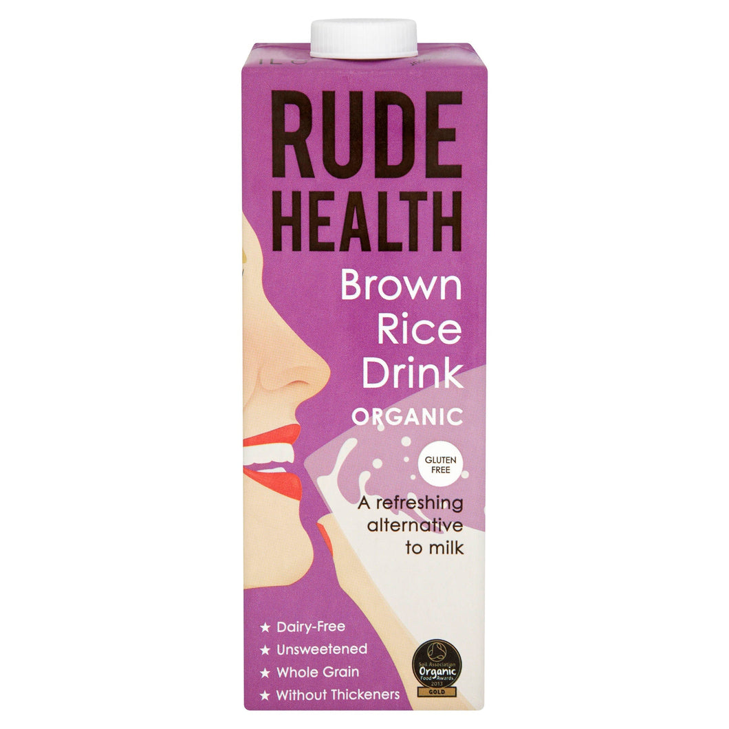 Rude Health Organic Brown Rice Drink 1L