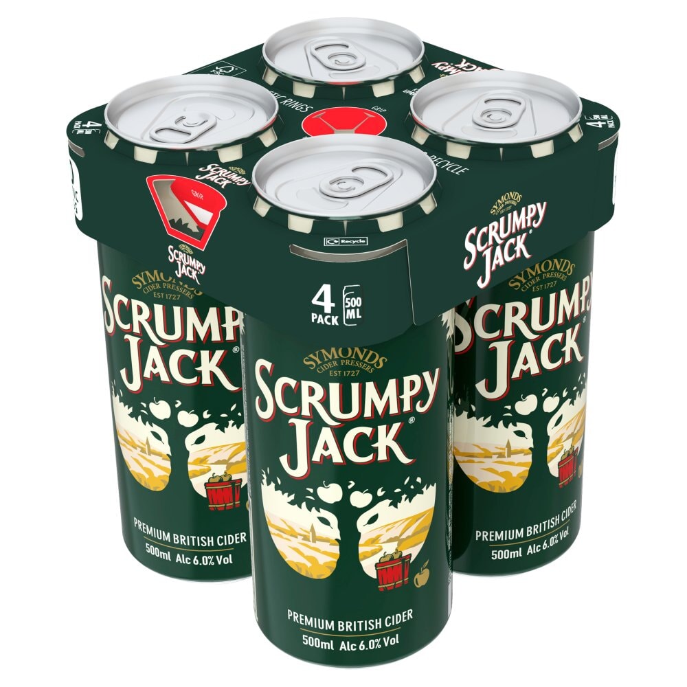Scrumpy Jack Premium English Cider 4 x 500ml
