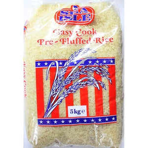 Sea Isle Easy Cook Pre Fluffed Rice 5kg