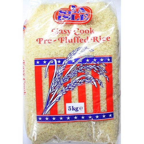 Sea Isle Easy Cook Pre Fluffed Rice 5kg